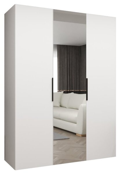 Szafa uchylna otwierana Marbella 2 150 wys. 202 cm biaÅy + u. czarny