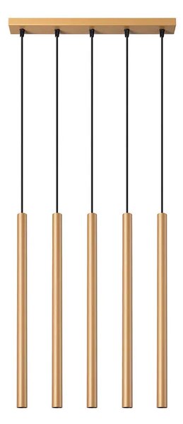 Złota lampa wisząca sople nad wyspę - A381 E9-R60