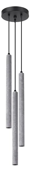 Betonowa potrójna lampa wisząca tuby 3X A379 M5-S25