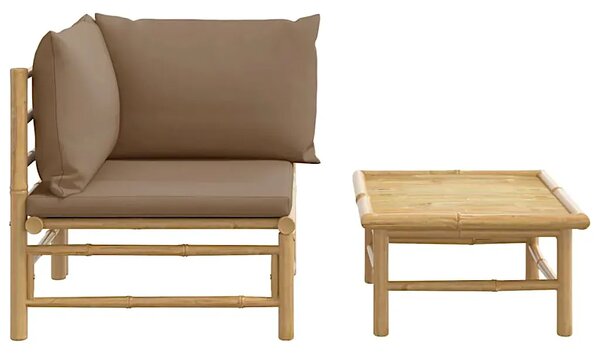 Elegancki zestaw ogrodowy z bambusa L4-N84