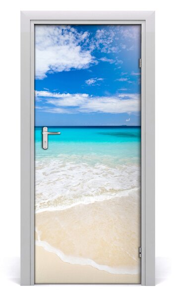 Naklejka fototapeta na drzwi Tropikalna plaża