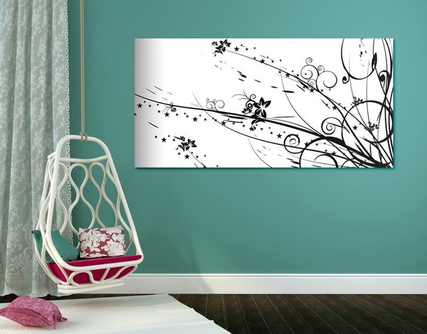 Obraz z motywem kwiatowym