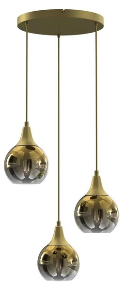 Lampa złota wisząca glamour Z8-D60