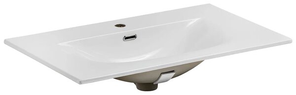 Biała ceramiczna umywalka meblowa G5-S39