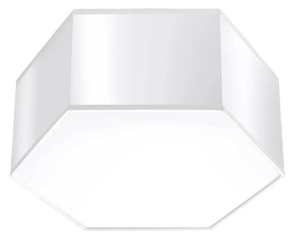 Biały plafon geometryczny 13,5 cm - S748 K3-K93