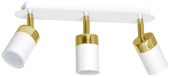 Nowoczesna biało-złota lampa sufitowa B6-F21
