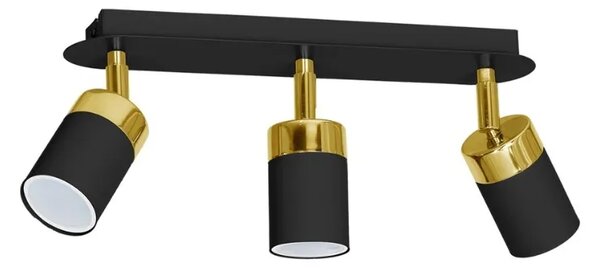 Czarno-złoty potrójny plafon - K472 G8-P94