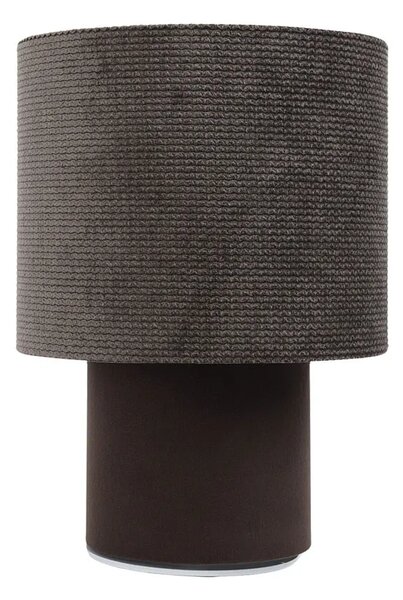 Brązowa welurowa lampka stołowa - x A339 N6-P30