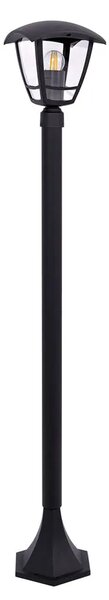 Czarna lampa zewnętrzna ogrodowa słupek - A455 L5-B80