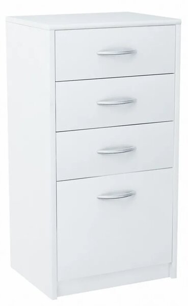 Biała komoda z szufladami mat E2-E25