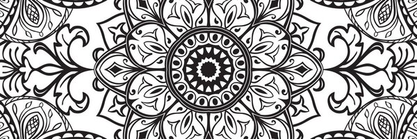 Obraz czarno-biały ornament
