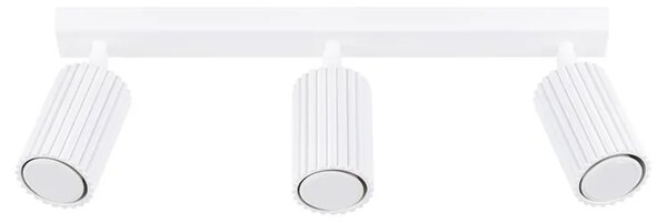 Biała potrójna lampa industrialna - 26X D307 T3-F53