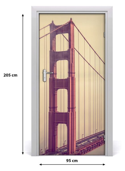 Fototapeta samoprzylepna DRZWI Most San Francisco
