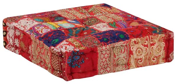 Kwadratowa pufa patchwork A8-R88