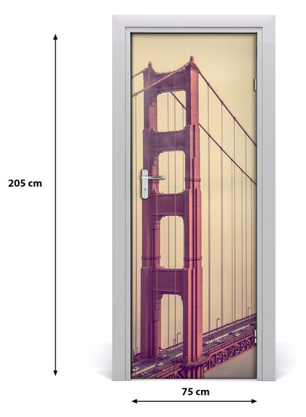 Fototapeta samoprzylepna DRZWI Most San Francisco