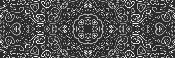 Obraz Mandala miłości w wersji czarno-białej