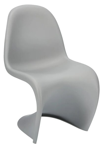 Designerskie jasnoszare krzesło M5-B45