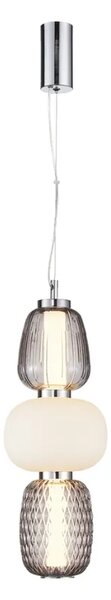 Nowoczesna lampa wisząca srebrna - K387 W6-M08