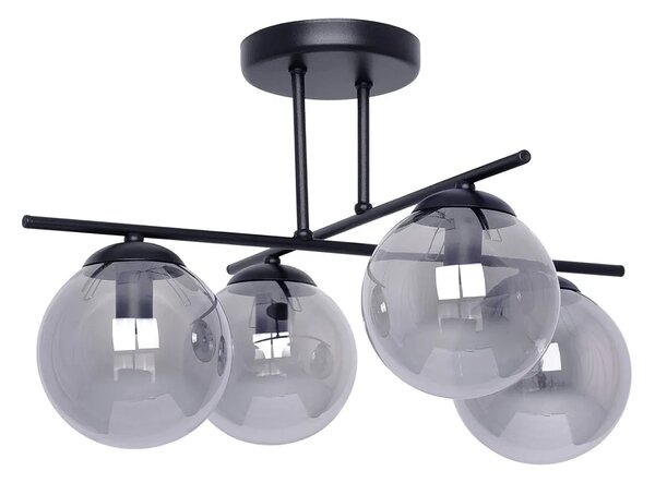 Nowoczesna grafitowa lampa sufitowa P7-C54