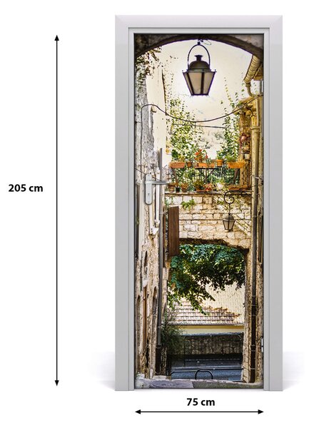 Fototapeta samoprzylepna DRZWI Stare miasteczko