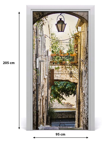 Fototapeta samoprzylepna DRZWI Stare miasteczko