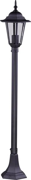 Czarna klasyczna lampa zewnętrzna słupek 3X S328 A1-C52
