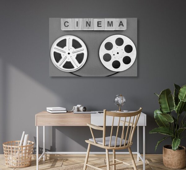 Obraz taśma filmowa czarno-biała