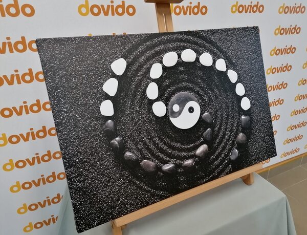 Obraz harmonijne Yin i Yang