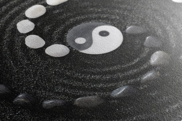 Obraz harmonijne Yin i Yang