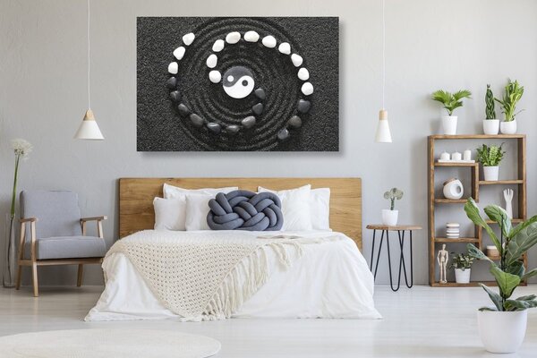 Obraz harmonijne Yin i Yang