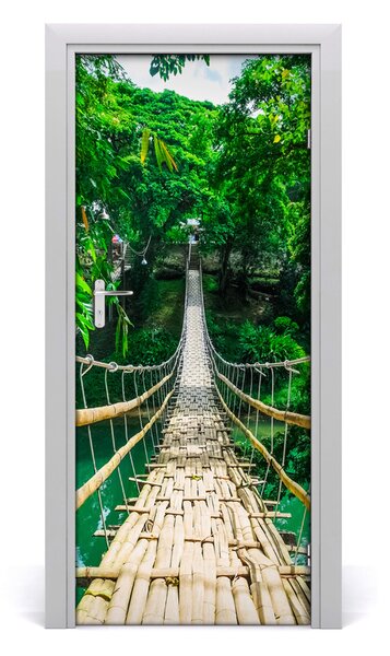 Naklejka fototapeta na drzwi Most wiszący