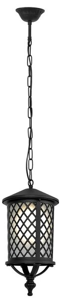 Czarna lampa wisząca zewnętrzna tarasowa - A446 D8-M95