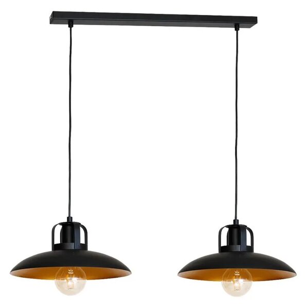 Metalowa podwójna lampa wisząca L6-N79