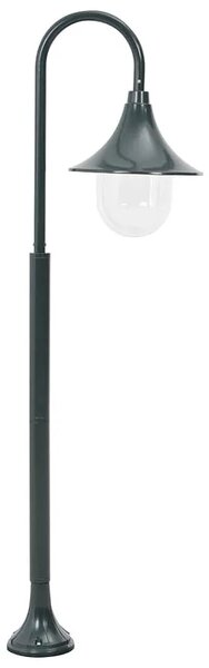 Zielona lampa ogrodowa stojąca słupek - A464 S8-M45