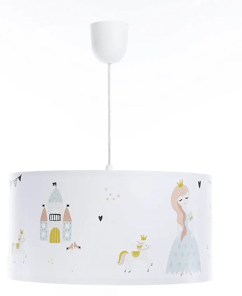Lampa wisząca z księżniczką dla dziewczynki T6-L98