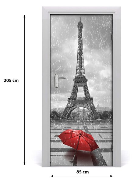 Fototapeta samoprzylepna na drzwi Wieża Eiffla
