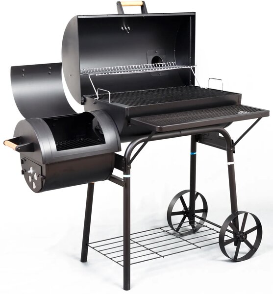 Podwójny grill stalowy z kominkiem P2-L18
