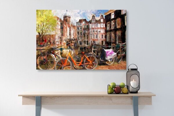 Obraz kreskówka Amsterdam