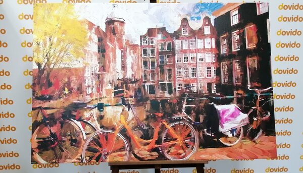 Obraz kreskówka Amsterdam
