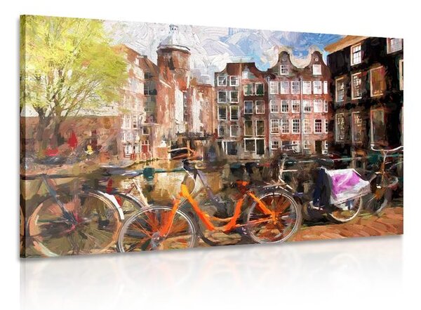 Obraz kreskówka Amsterdam