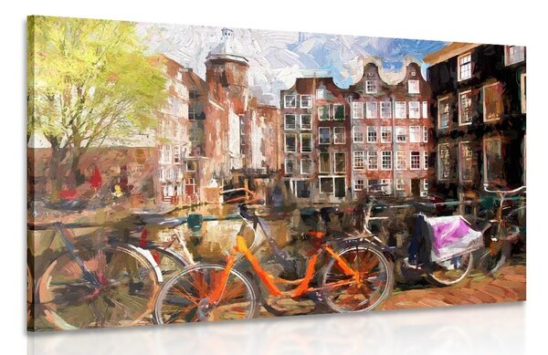 Obraz kreskówka Amsterdam