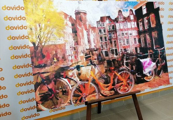 Obraz kreskówka Amsterdam