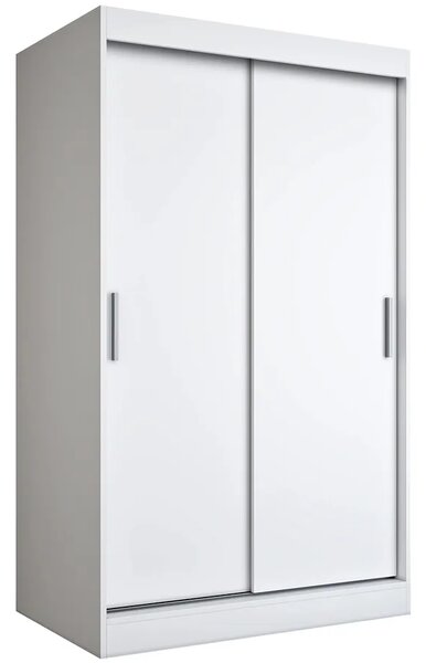 Biała szafa przesuwna 120 cm E6-T52