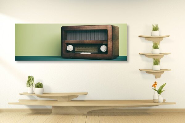 Obraz radio retro