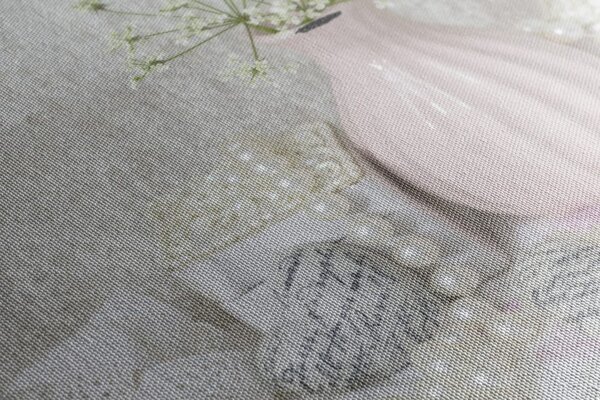 Obraz luksusowa martwa natura w stylu shabby chic