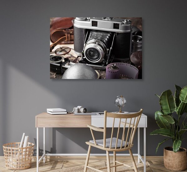 Obraz stary aparat fotograficzny