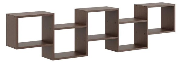 Minimalistyczna półka wisząca w kolorze wenge Z6-K25