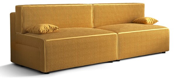 Żółta rozkładana sofa K5-L02