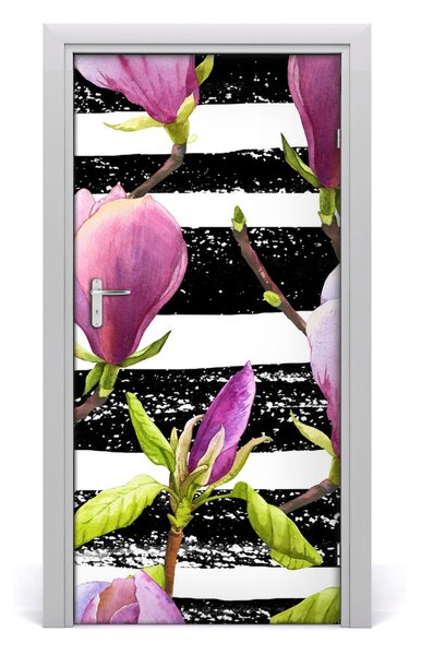 Okleina samoprzylepna fototapety na drzwi Magnolia