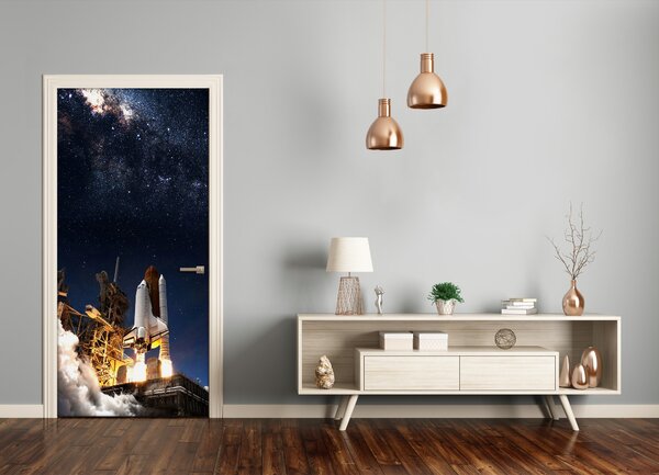 Fototapeta samoprzylepna DRZWI Startująca rakieta